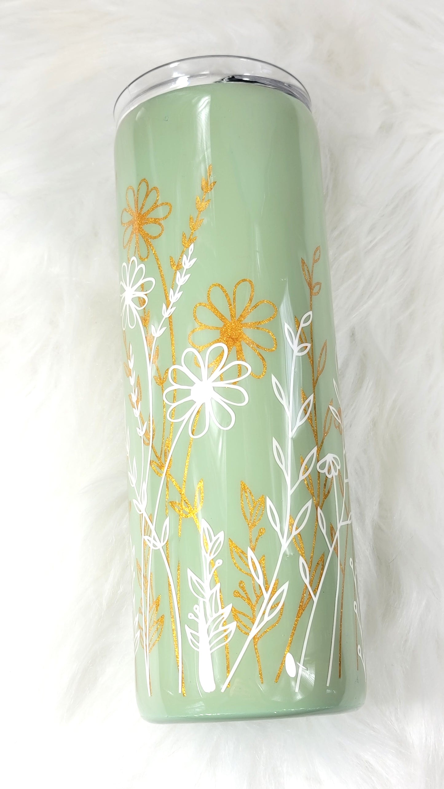 Daisy Fields Elegant Epoxy Tumbler 20oz, Personalized