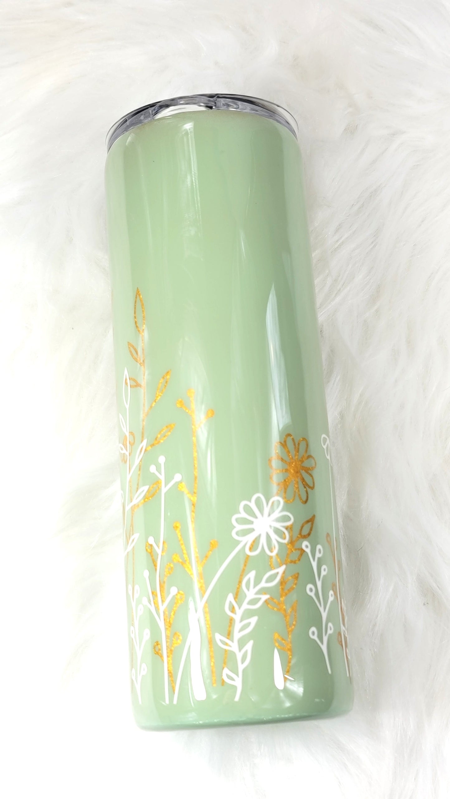 Daisy Fields Elegant Epoxy Tumbler 20oz, Personalized