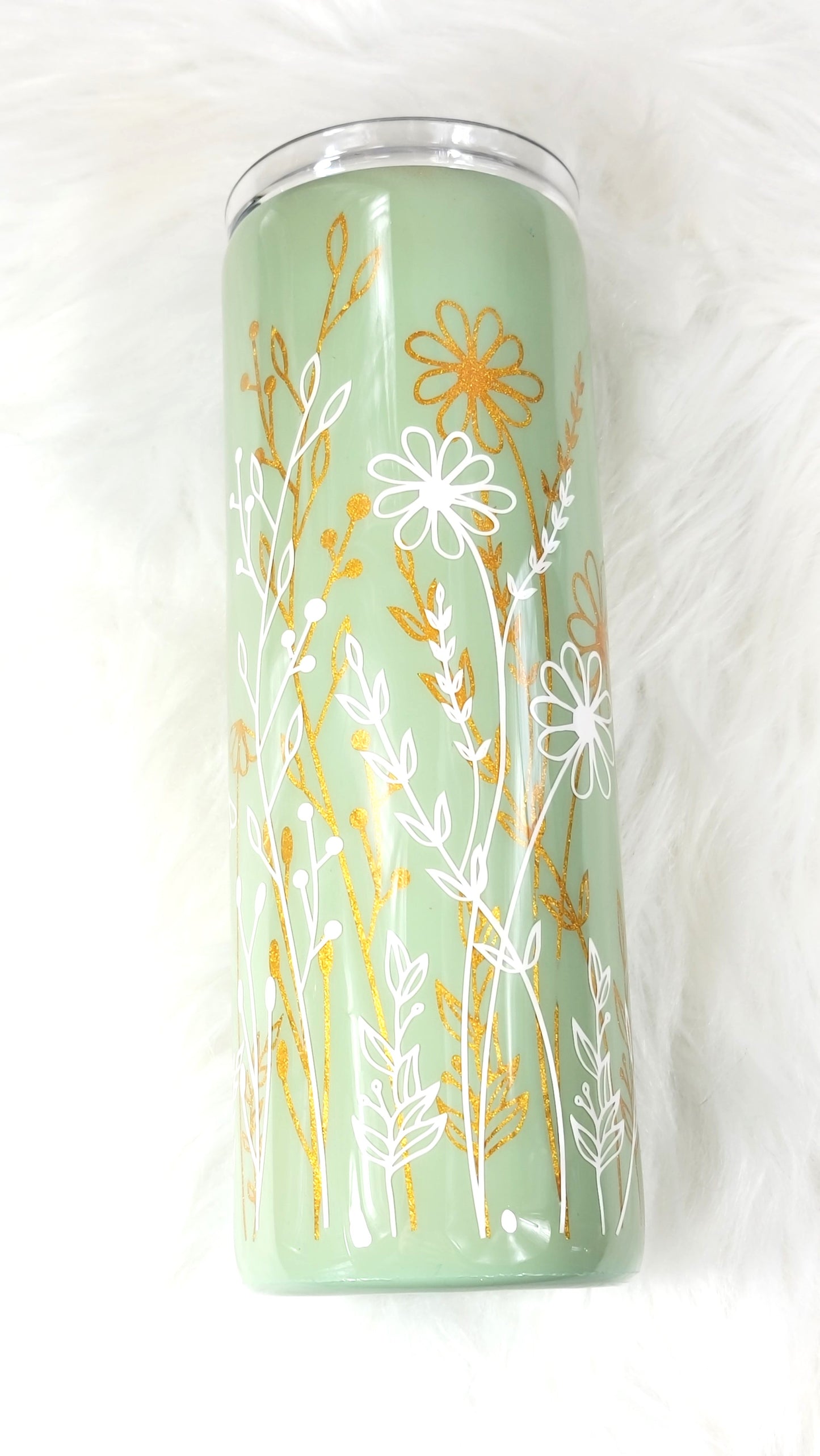 Daisy Fields Elegant Epoxy Tumbler 20oz, Personalized