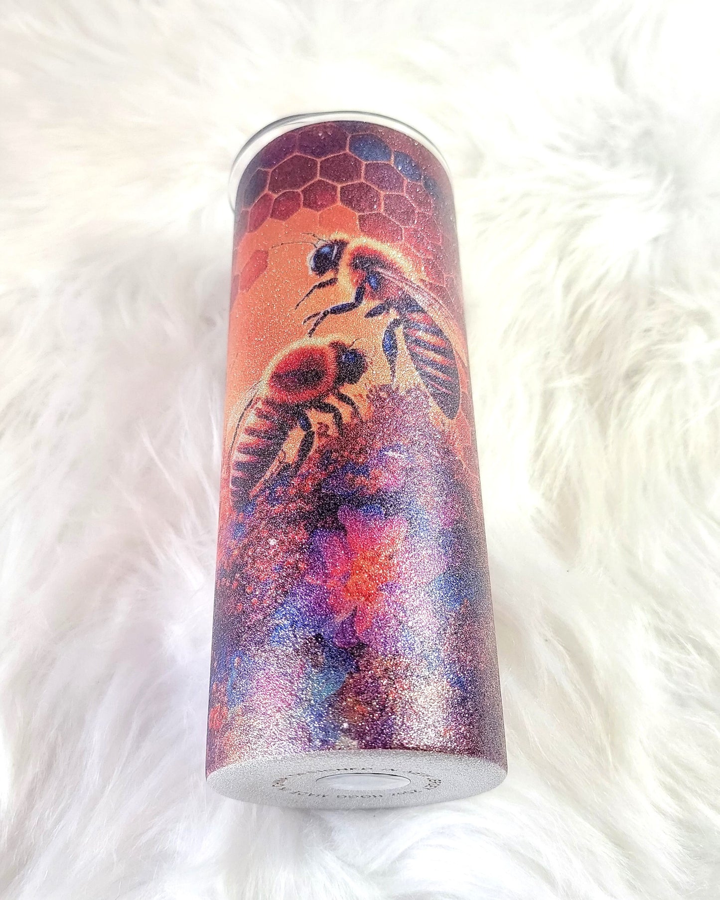 Honey Bee Scenic Shimmer 20oz Tumbler, RTS