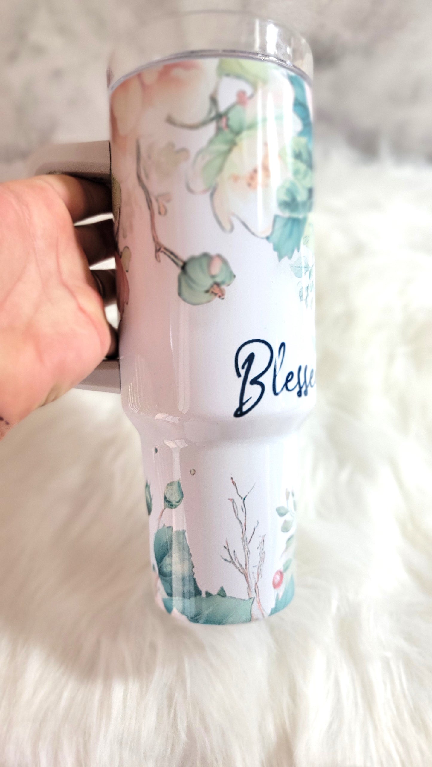 Blessed Mama Sublimated 40oz Tumbler RTS