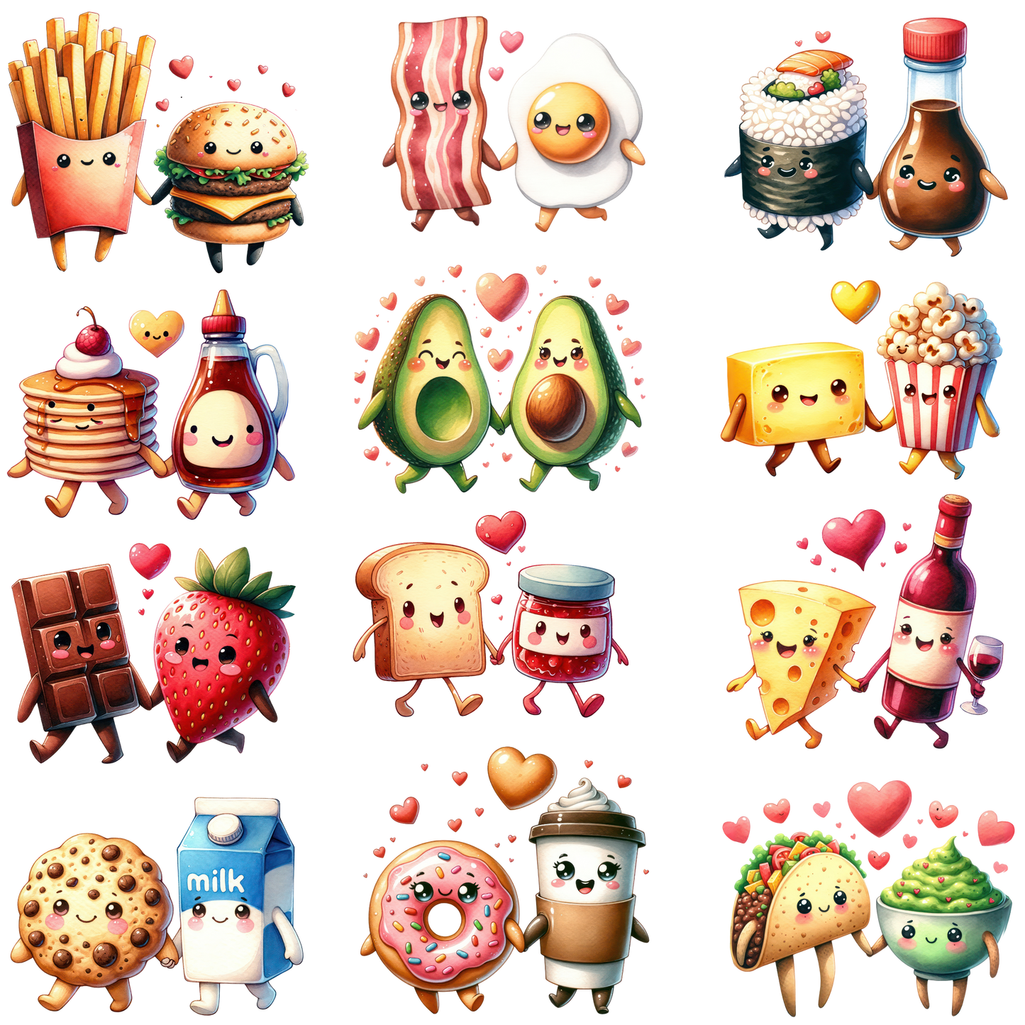 Better Together UV DTF Element Sheet | Waterproof, Permanent Transfer