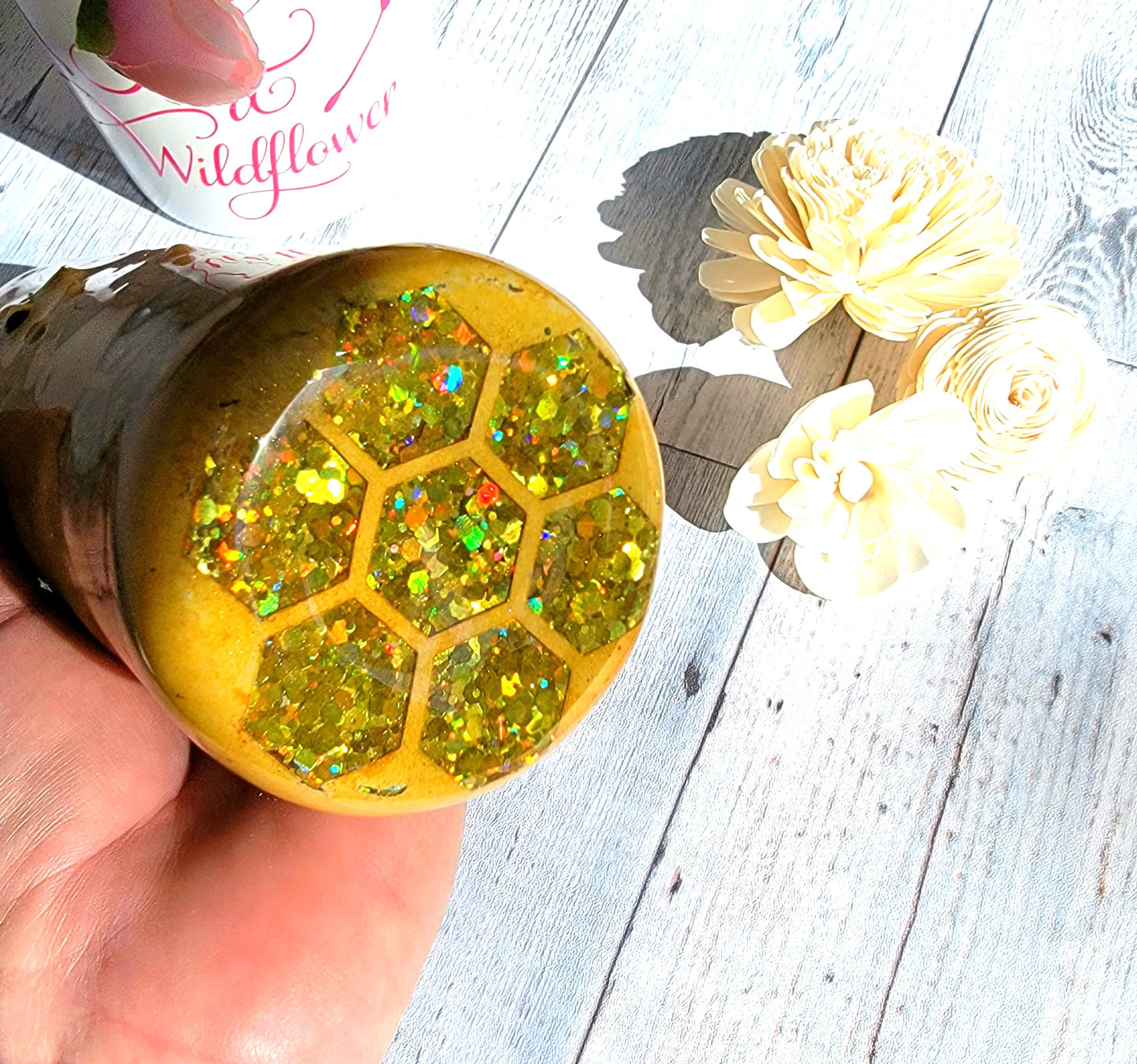 Honeybee 3D Peekaboo 20oz Tumbler, Personalized