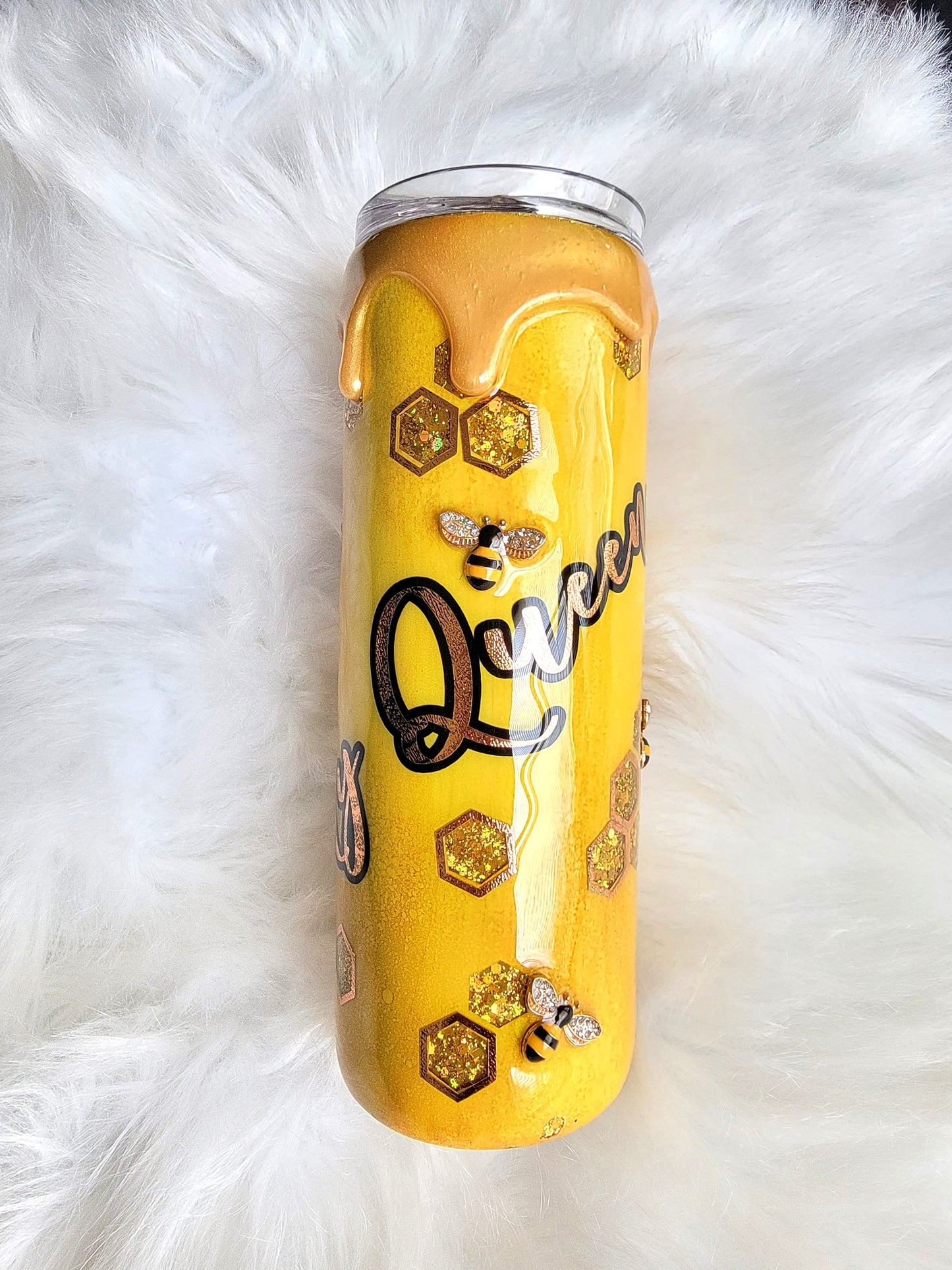 Honeybee 3D Peekaboo 20oz Tumbler, Personalized