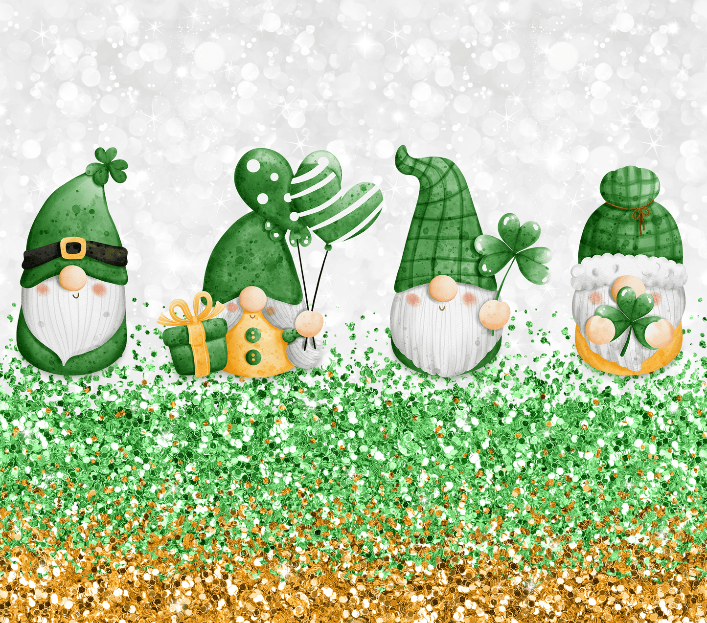 St. Patty Gnomes 20oz Tumbler | Insulated Stainless Steel Cup