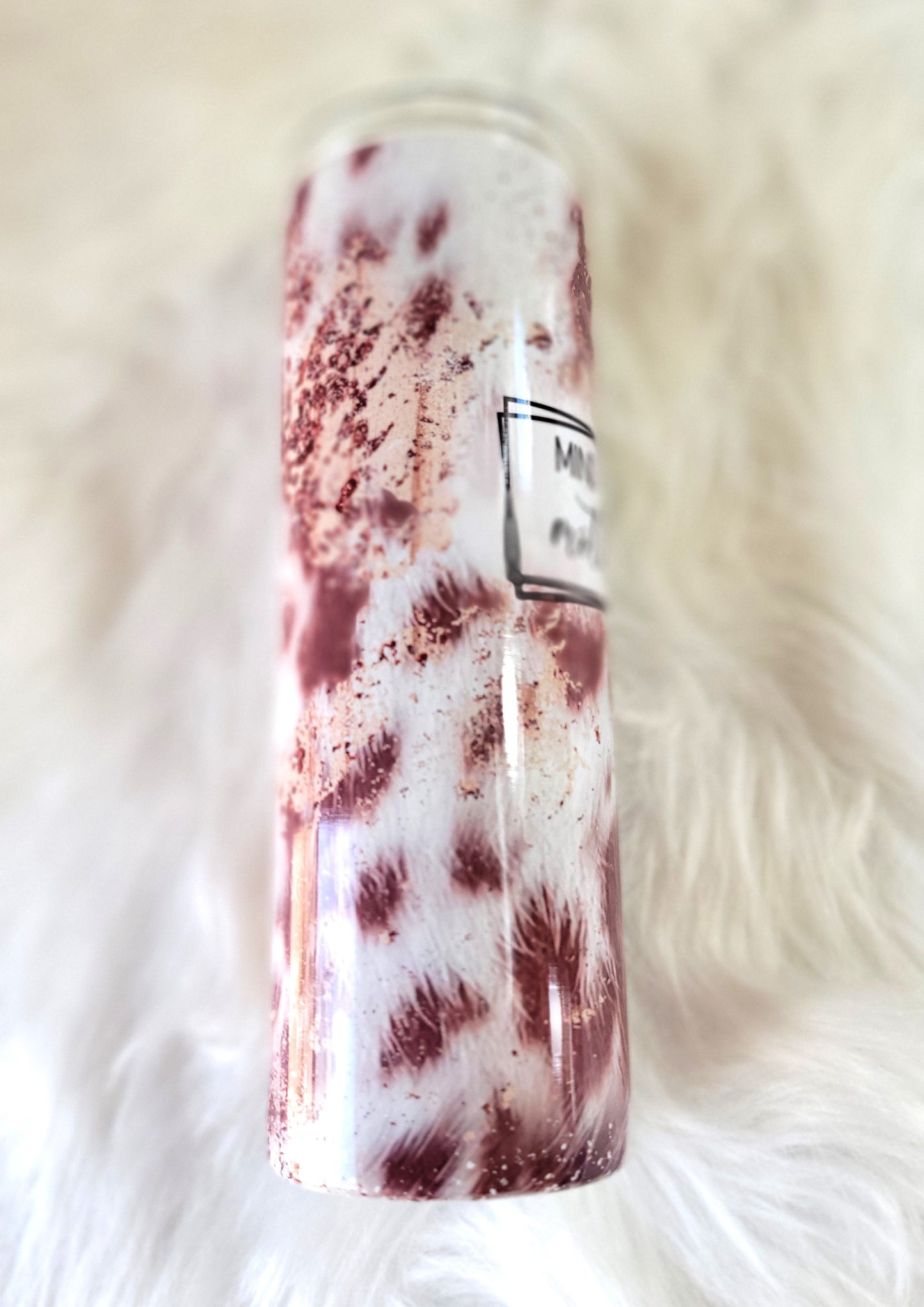 Mind Your Own Motherhood Cowhide 20oz Tumbler, RTS