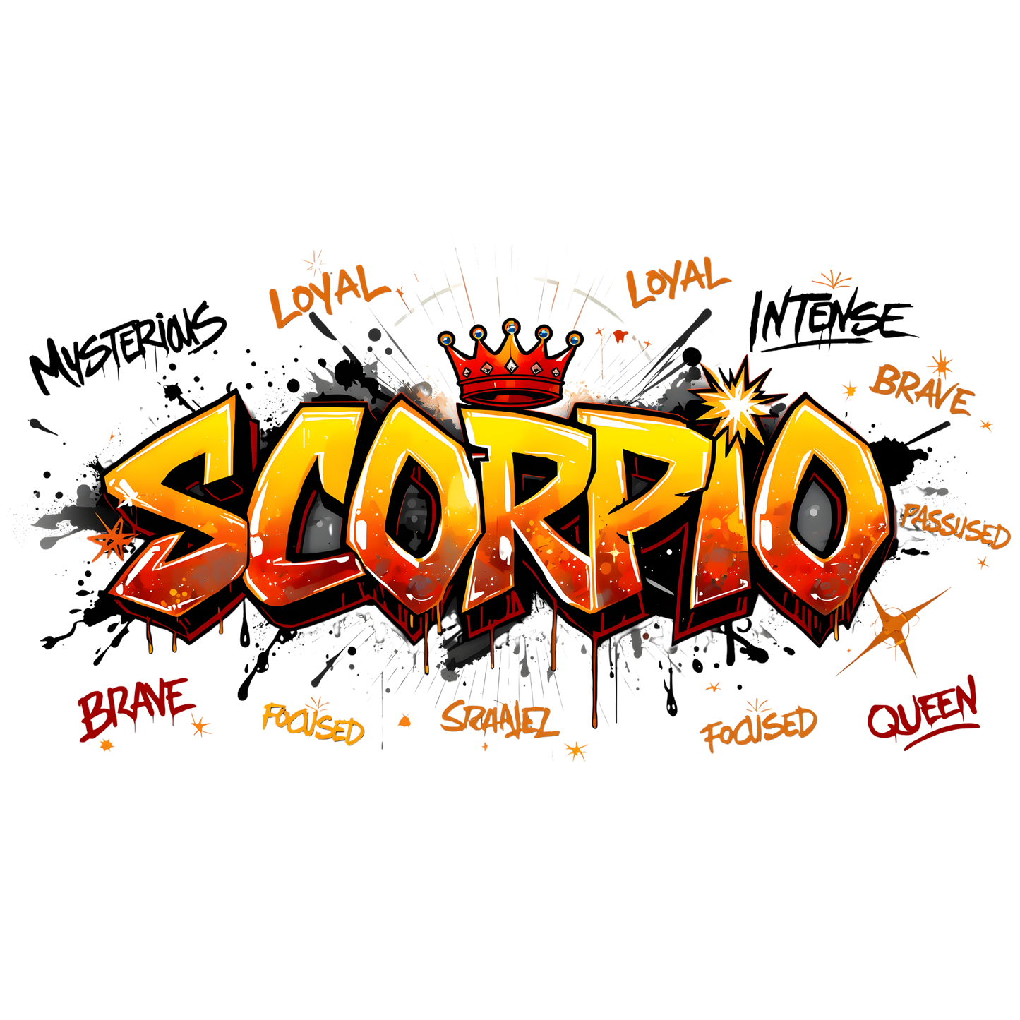 Zodiac | UV DTF Decal | Waterproof, Permanent Transfer