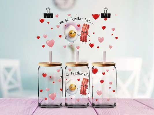 We Go Together | UV DTF Wrap for Cups | Ready to Apply Permanent