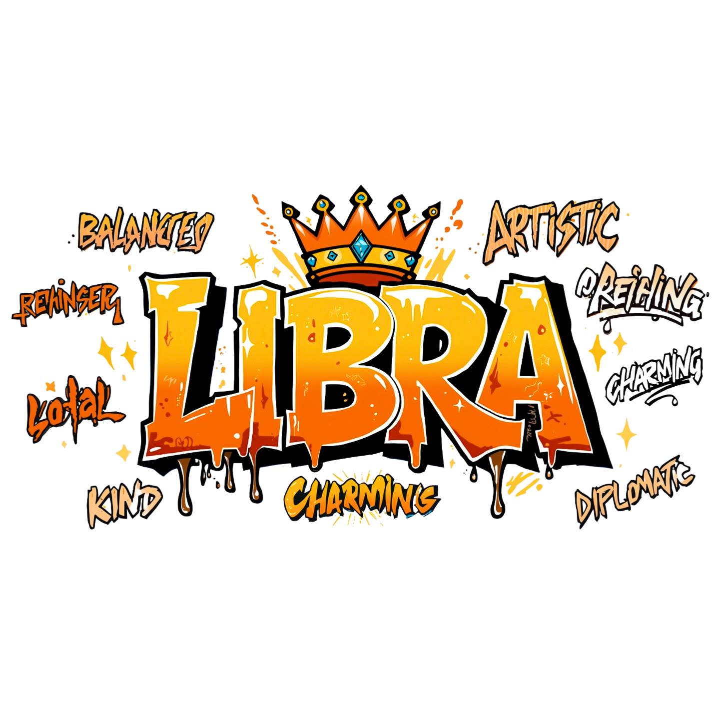 Zodiac | UV DTF Decal | Waterproof, Permanent Transfer