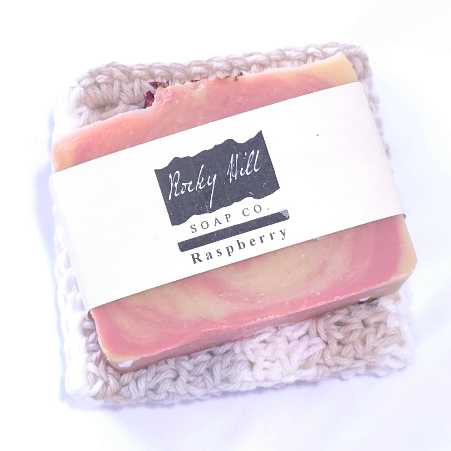 Self Care Bath Set | Crocheted Washcloth & Artisan Goat Milk Soap Gift Set