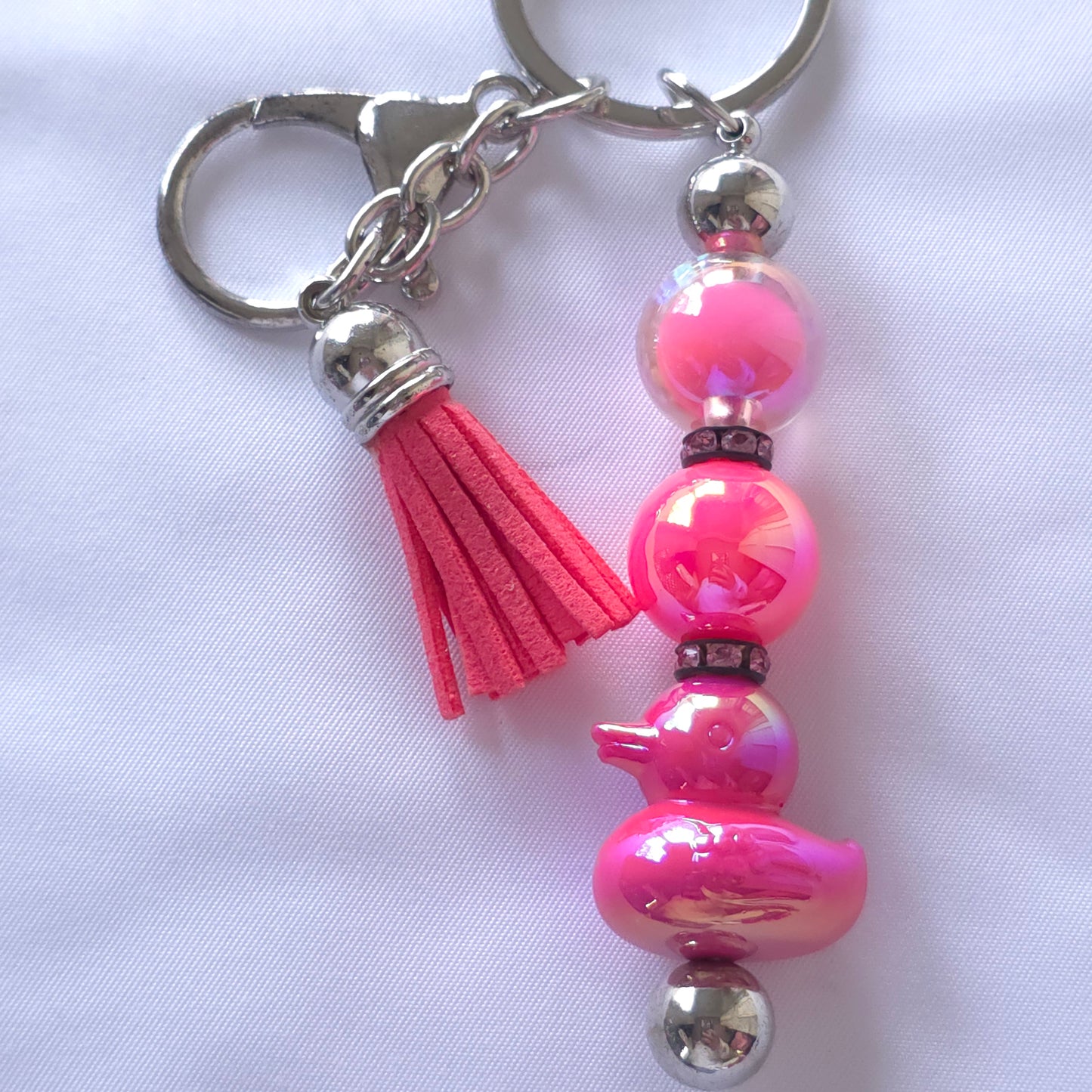 Handmade Beaded Keychain | Cute Key Ring Accessory