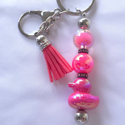 Handmade Beaded Keychain | Cute Key Ring Accessory