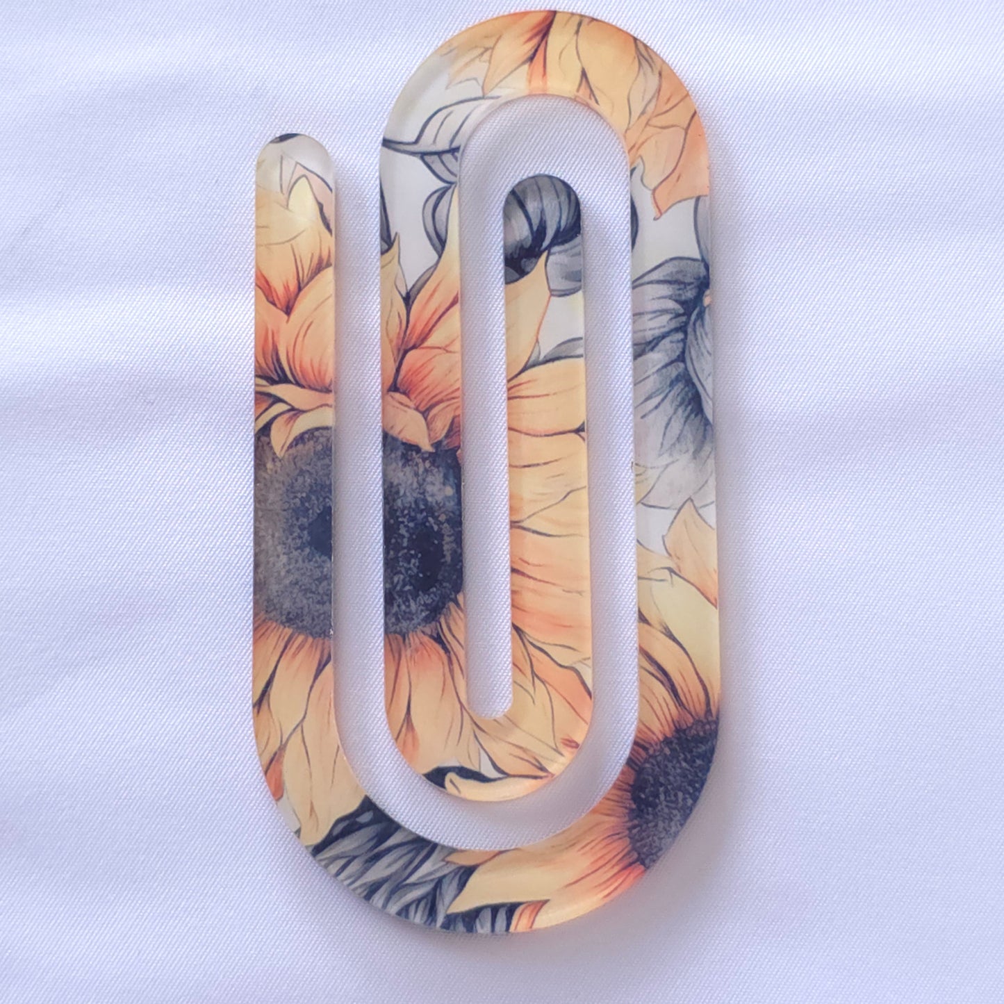 Large Acrylic Paperclip | Cute Desk & Planner Accessory