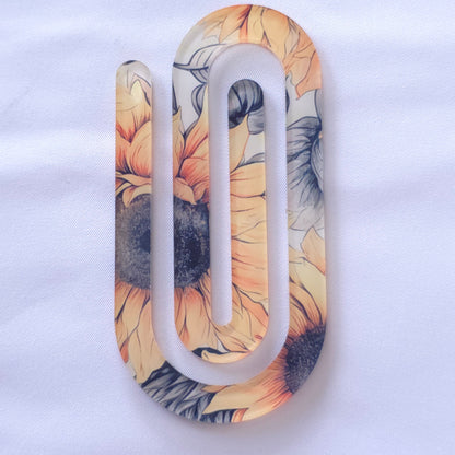Large Acrylic Paperclip | Cute Desk & Planner Accessory