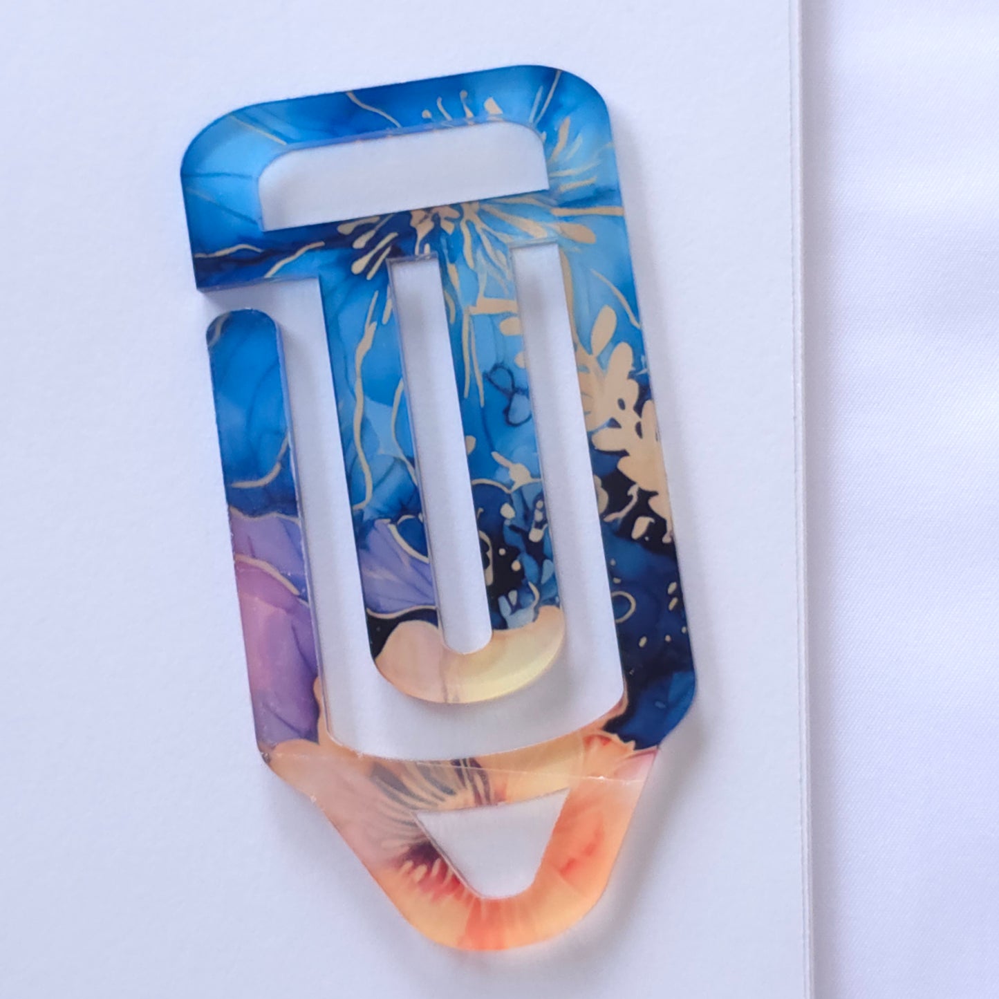 Large Acrylic Paperclip | Cute Desk & Planner Accessory