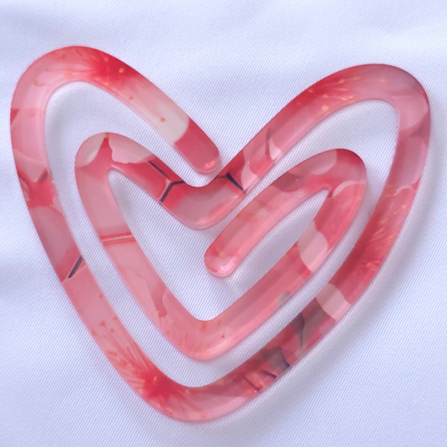 Large Acrylic Paperclip | Cute Desk & Planner Accessory