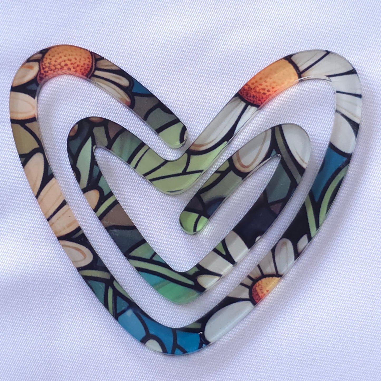 Large Acrylic Paperclip | Cute Desk & Planner Accessory