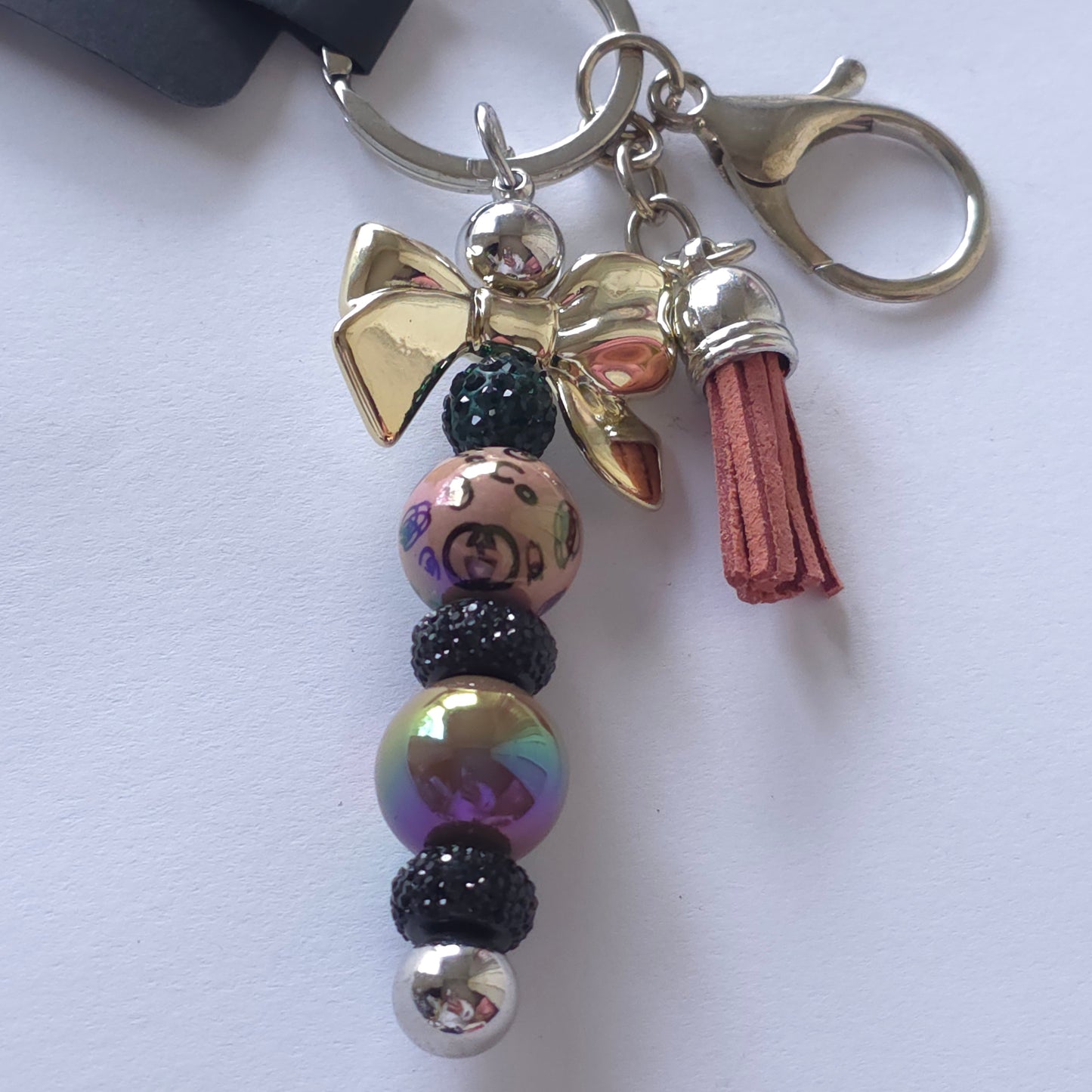 Handmade Beaded Keychain | Cute Key Ring Accessory