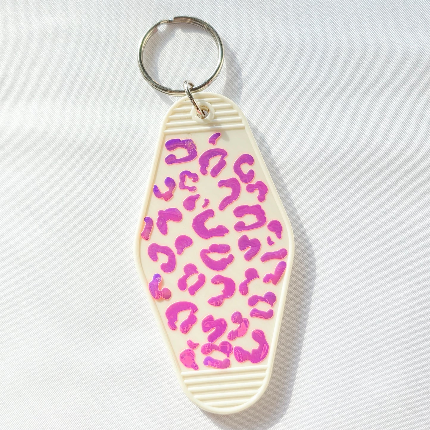 Motel Keychain with Saying | Retro Hotel Style Key Tag