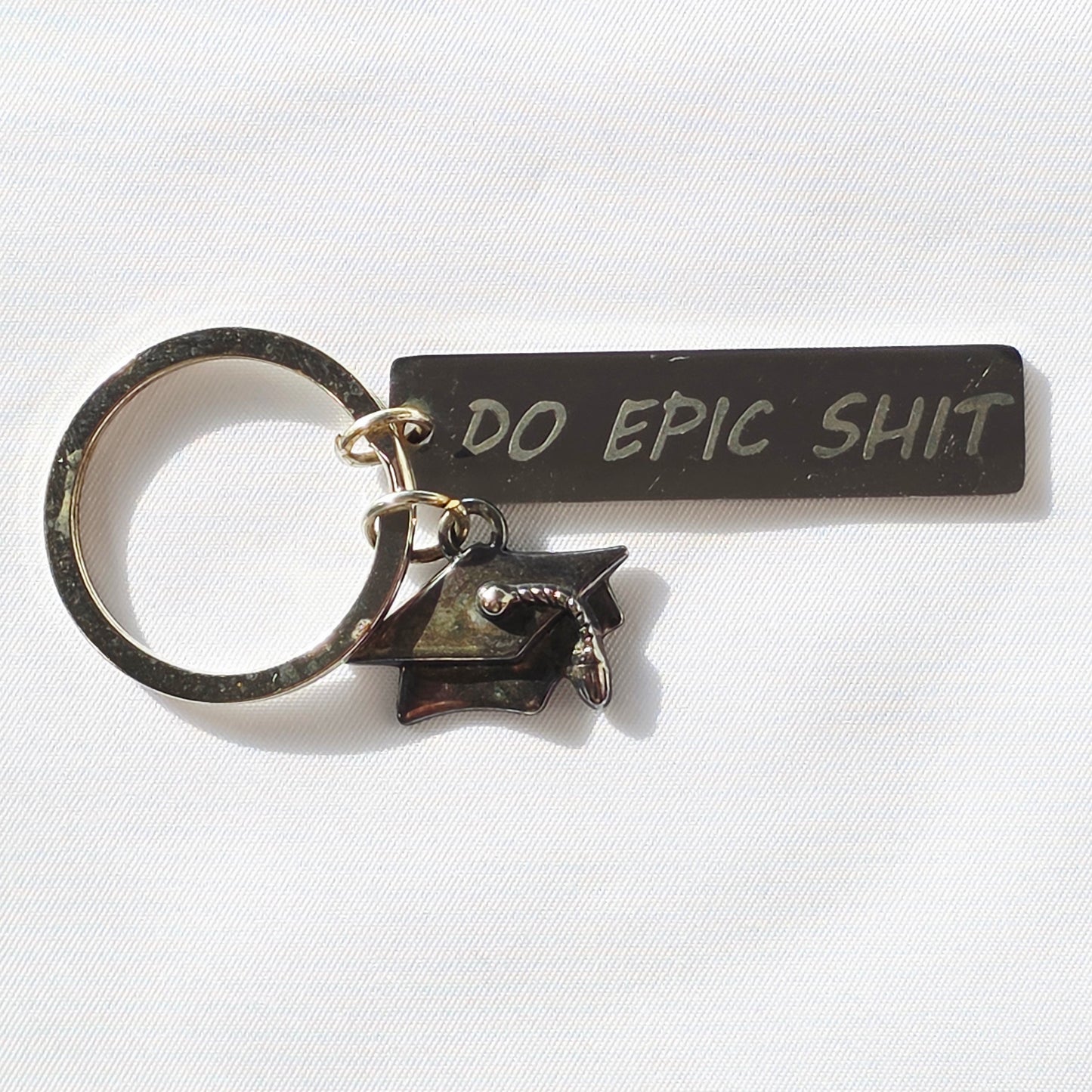 Laser Engraved Metal Keychain | Cute Key Ring Accessory