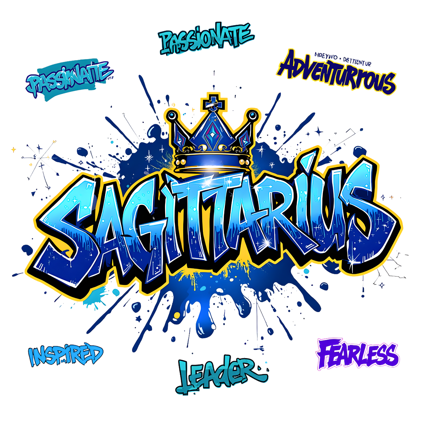 Zodiac | UV DTF Decal | Waterproof, Permanent Transfer