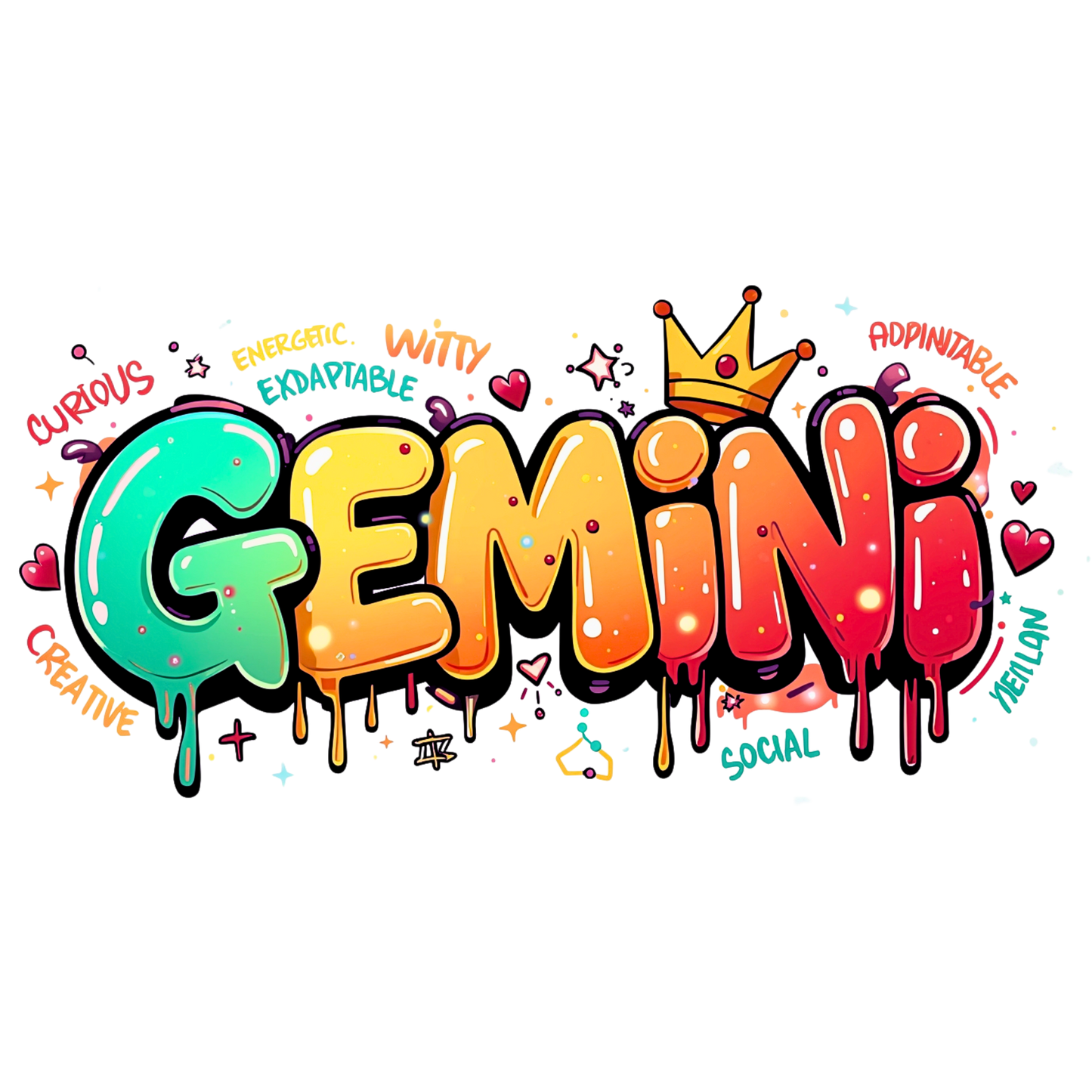 Zodiac | UV DTF Decal | Waterproof, Permanent Transfer