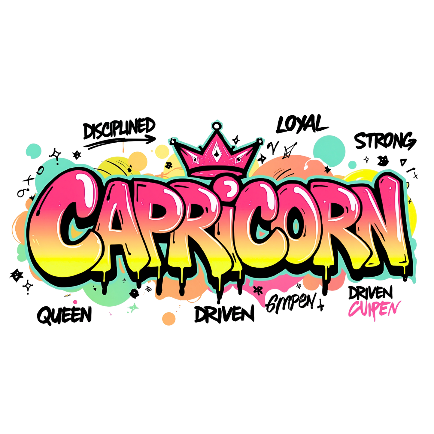 Zodiac | UV DTF Decal | Waterproof, Permanent Transfer