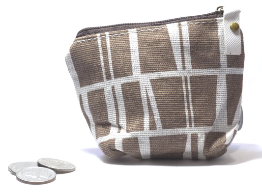 Handmade Fabric Zipper Coin Purse | Cute Change Pouch