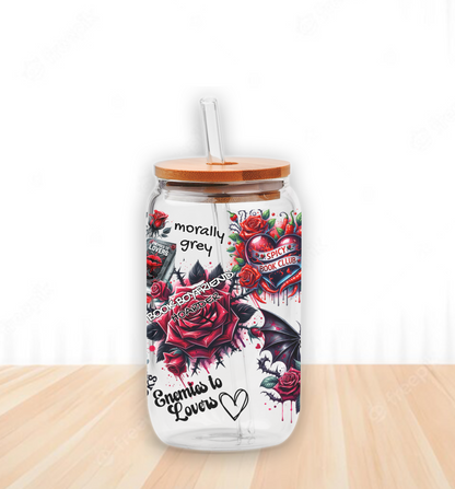 Spicey Book Club | UV DTF Wrap for Cups | Ready to Apply Permanent