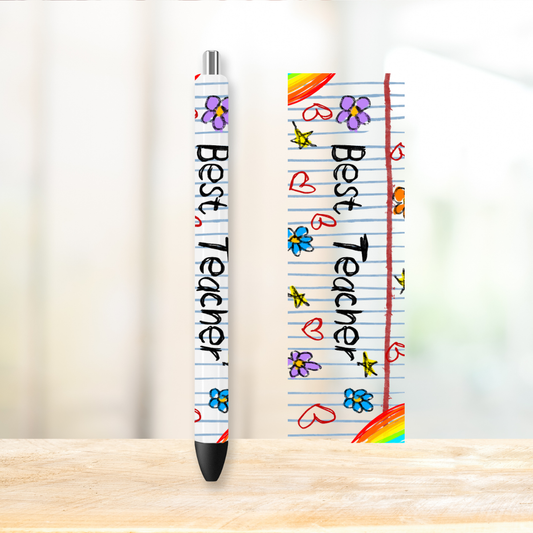 Teaching UVDTF Pen Wrap | UV DTF Wrap for Pens | Ready to Apply Permanent
