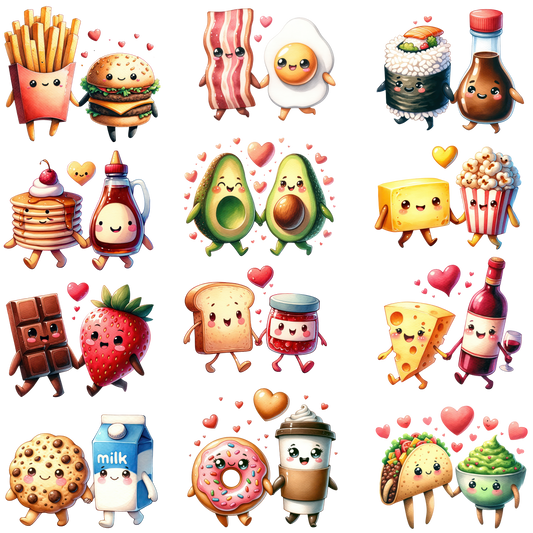 Better Together UV DTF Element Sheet | Waterproof, Permanent Transfer