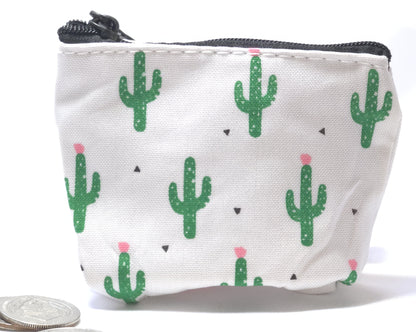 Handmade Fabric Zipper Coin Purse | Cute Change Pouch