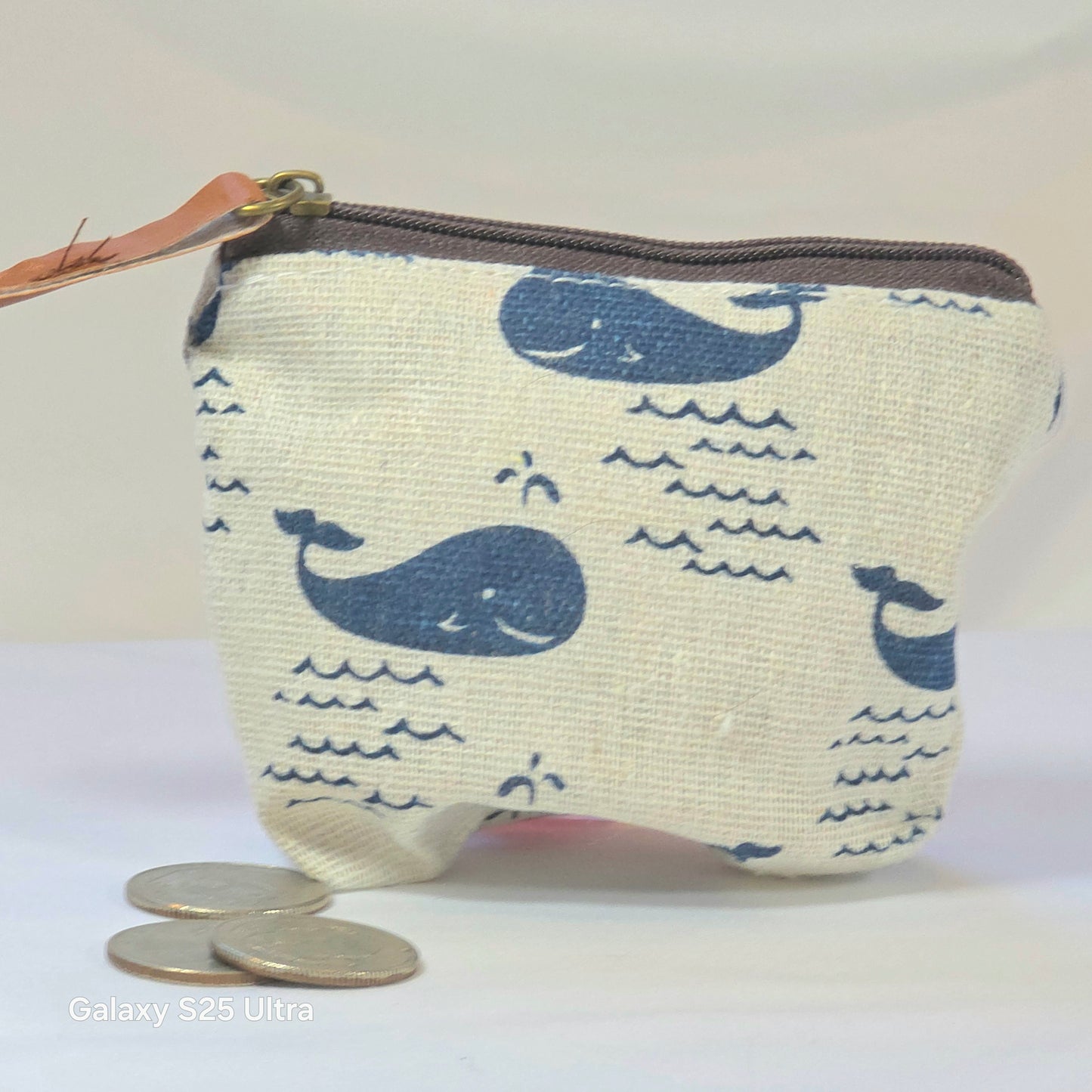 Handmade Fabric Zipper Coin Purse | Cute Change Pouch