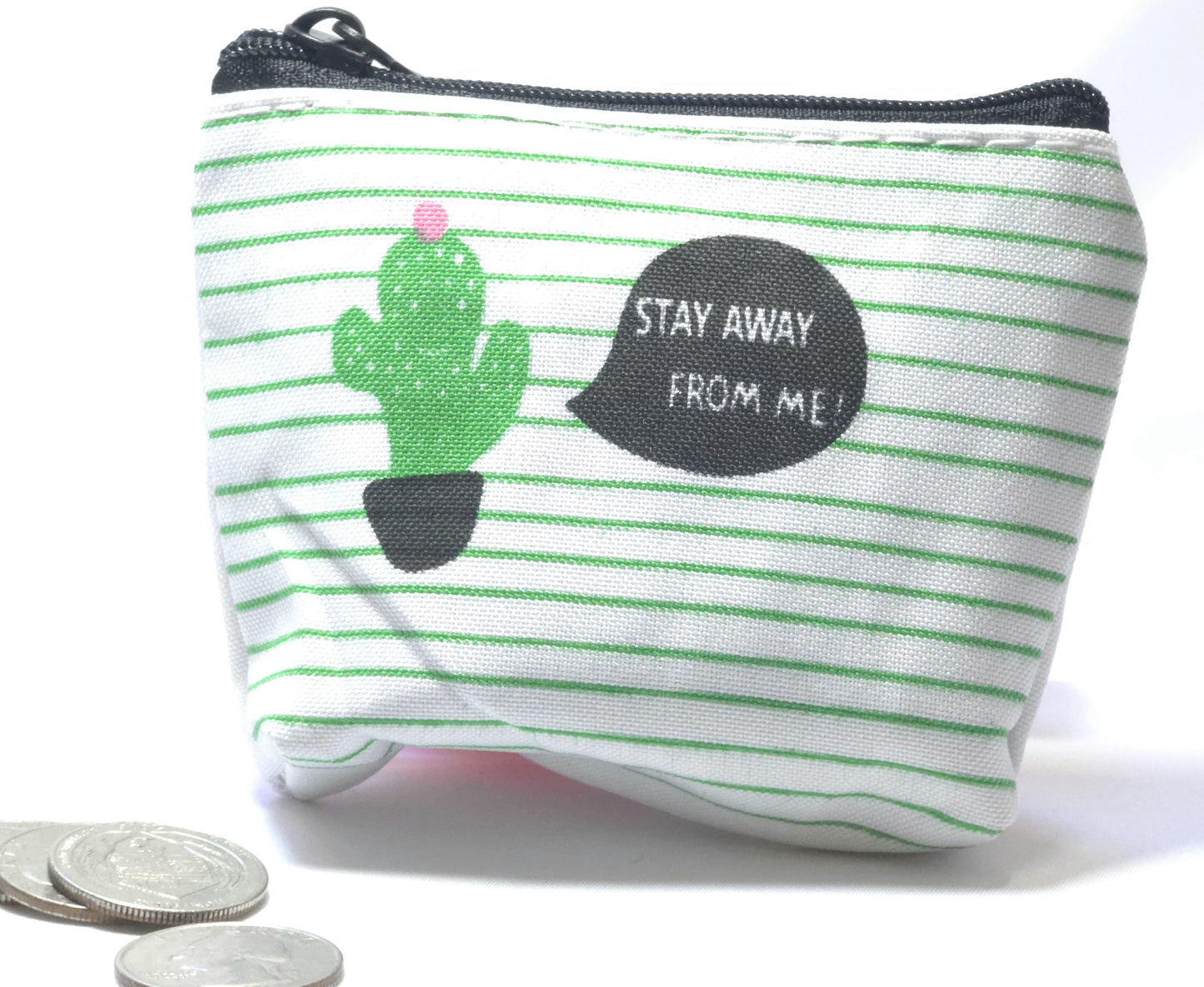 Handmade Fabric Zipper Coin Purse | Cute Change Pouch