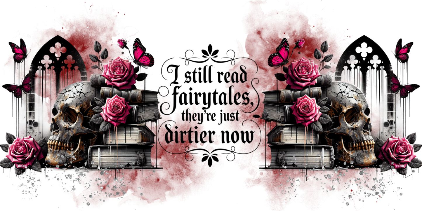Dirty Fairytales 1 | UV DTF Wrap for Cups | Ready to Apply Permanent