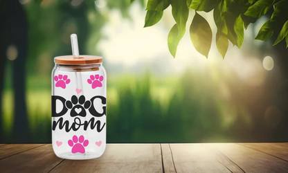 Dog MOM | UV DTF Wrap for Cups | Ready to Apply Permanent