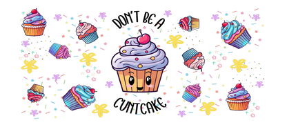 Cuntcake | UV DTF Wrap for Cups | Ready to Apply Permanent