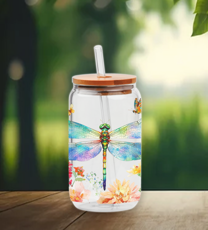 Dragonflies | UV DTF Wrap for Cups | Ready to Apply Permanent