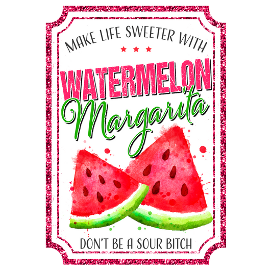 Favorite Drinks UV DTF Decal| Waterproof, Permanent Transfer