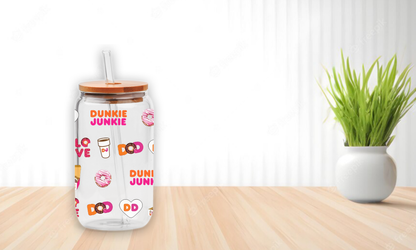 Dunkie Junkie | UV DTF Wrap for Cups | Ready to Apply Permanent