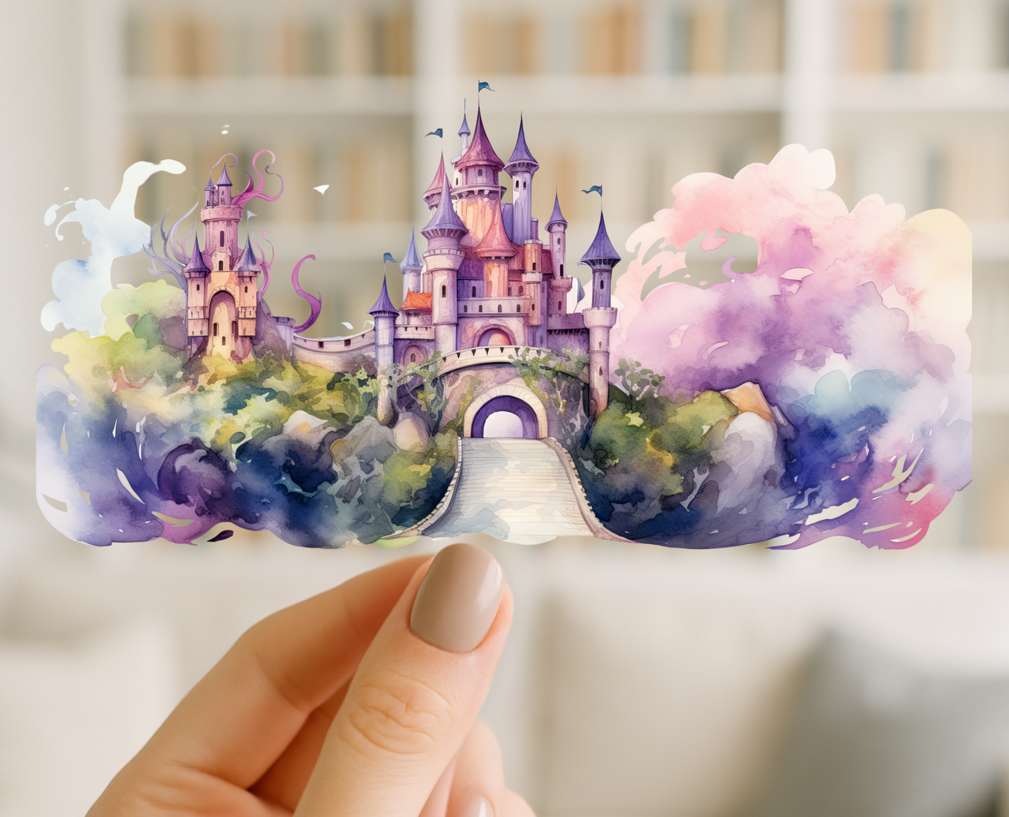 Fairy Tale Castles | UV DTF Wrap for Cups | Ready to Apply Permanent