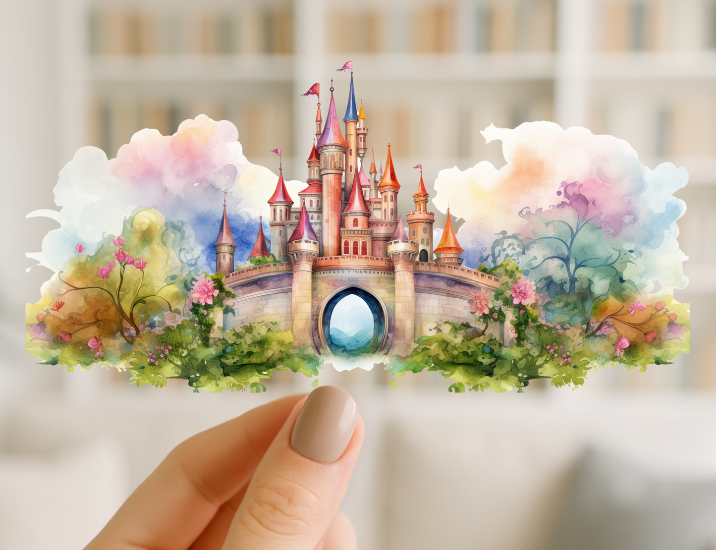 Fairy Tale Castles | UV DTF Wrap for Cups | Ready to Apply Permanent