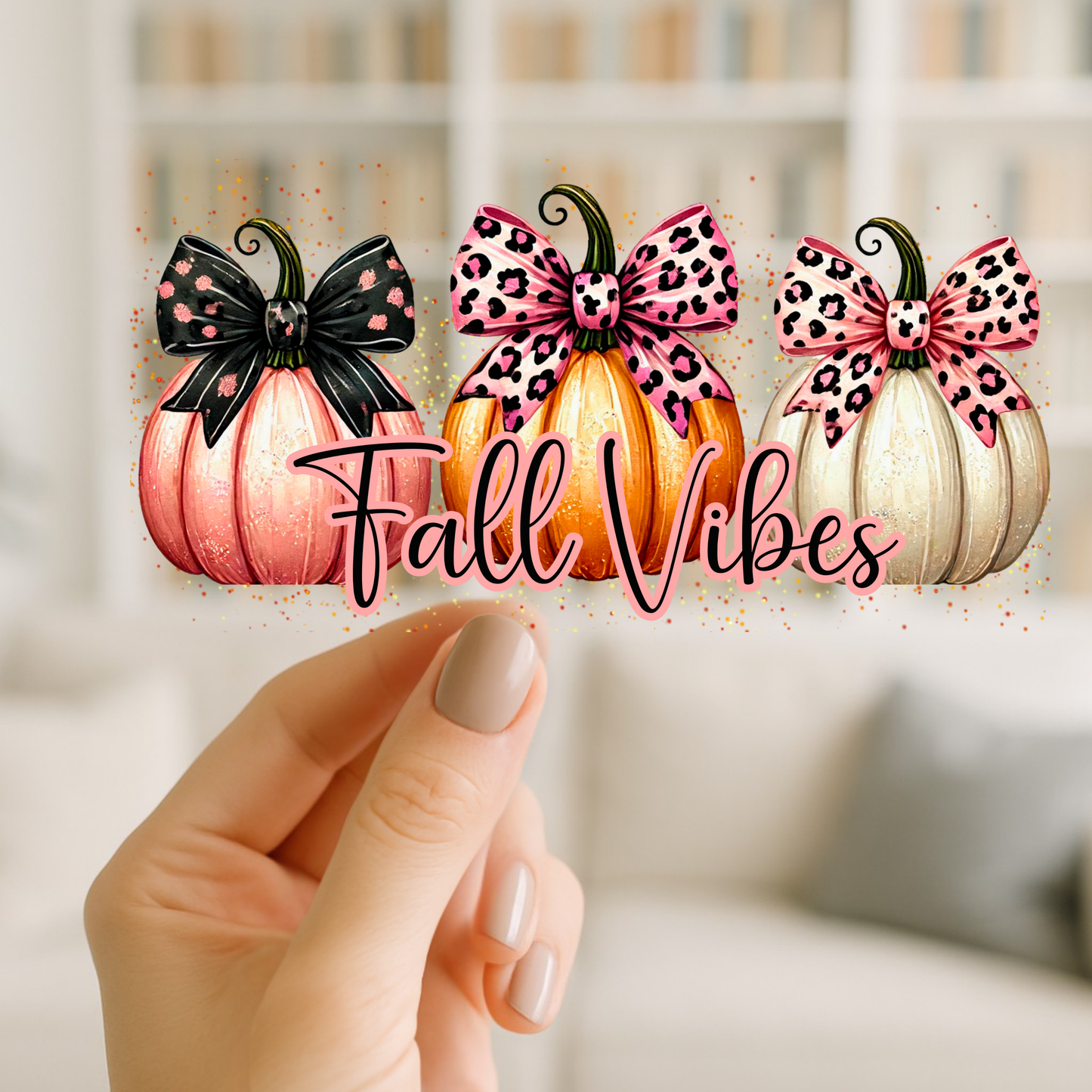 Fall Vibes | UV DTF Wrap for Cups | Ready to Apply Permanent