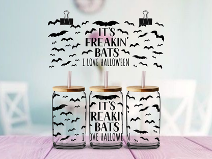 Freakin' Bats | UV DTF Wrap for Cups | Ready to Apply Permanent
