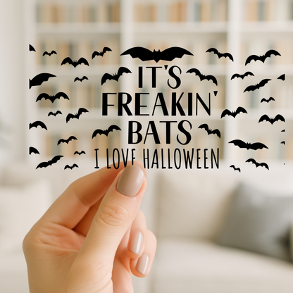 Freakin' Bats | UV DTF Wrap for Cups | Ready to Apply Permanent