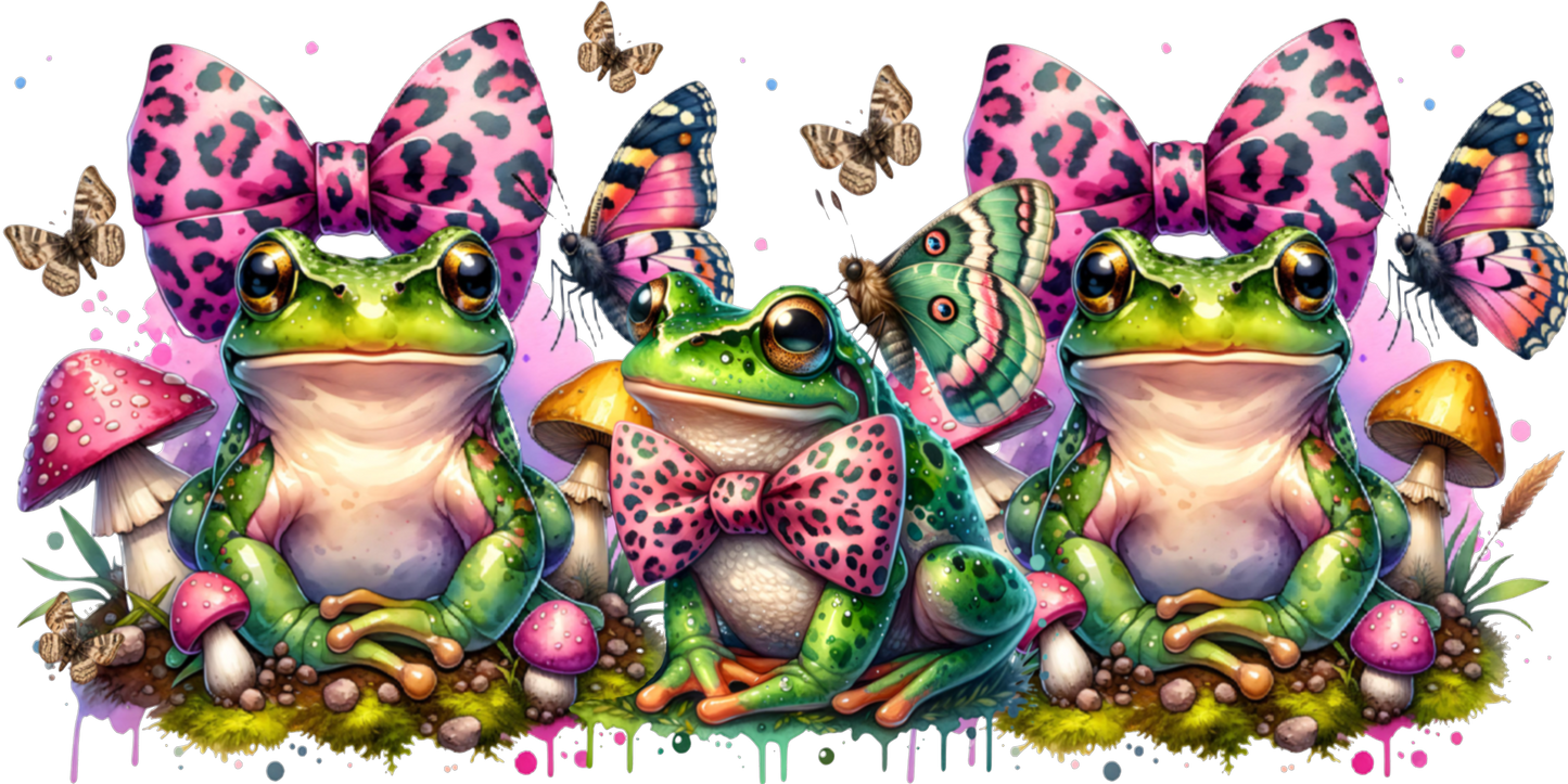 Froggy Goblin Core | UV DTF Wrap for Cups | Ready to Apply Permanent