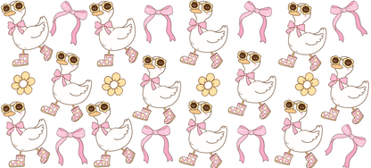 Goose in Boots | UV DTF Wrap for Cups | Ready to Apply Permanent
