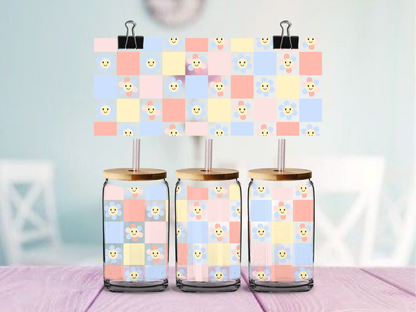 Groovy Florals| UV DTF Wrap for Cups | Ready to Apply Permanent