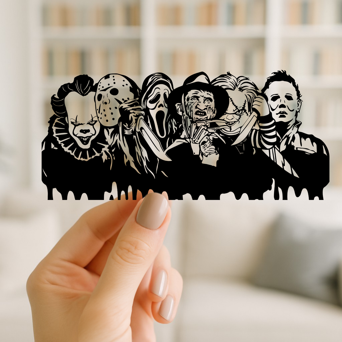 Horror Movies | UV DTF Wrap for Cups | Ready to Apply Permanent