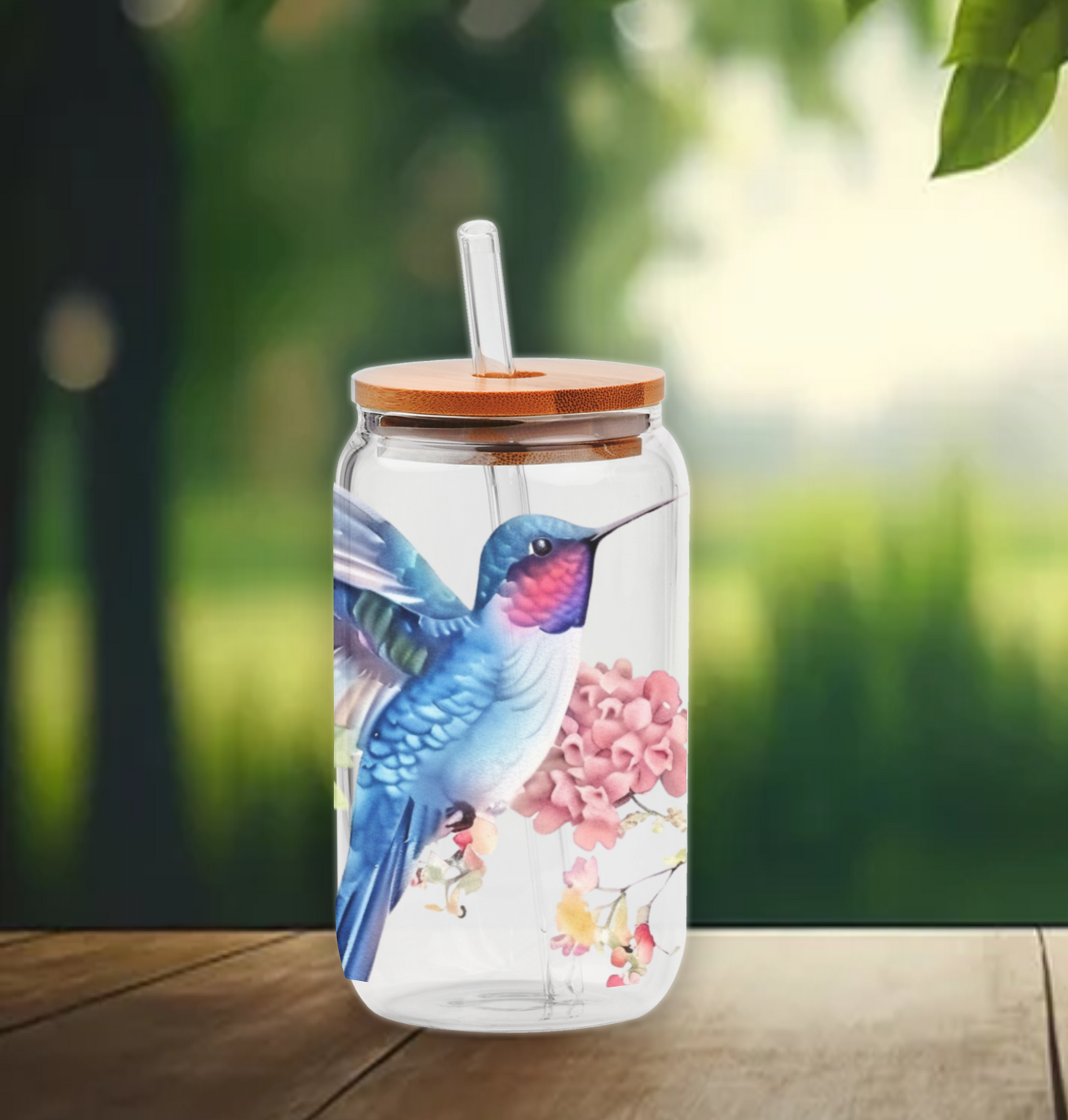 Humming Floral | UV DTF Wrap for Cups | Ready to Apply Permanent